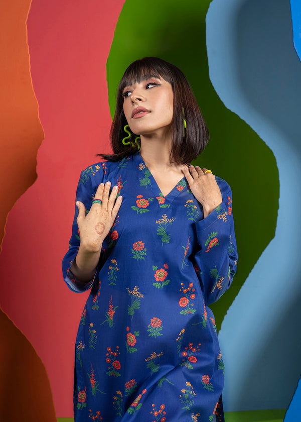 Printed Lawn Kurti