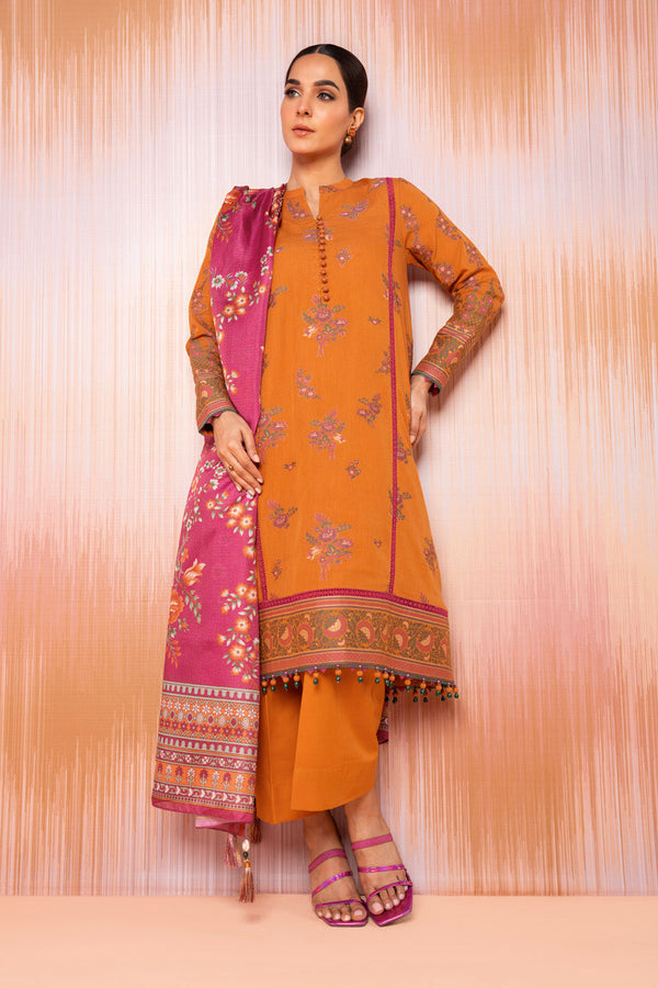 Rs 3950 Winter jacquard 3pc jacquard duppata main image 0