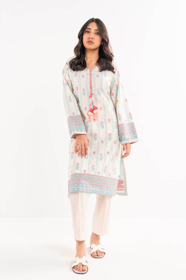 Dyed Jacquard Kurti