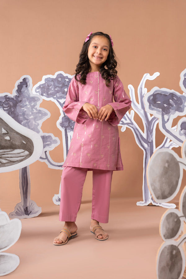 2 PC Dyed Lurex Outfit