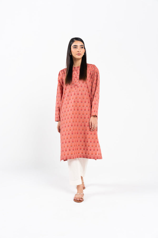 Dyed Jacquard Kurti