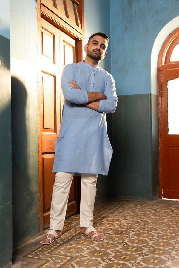 Dyed Blended Kurta