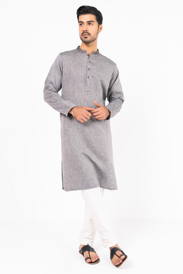 Dyed Blended Kurta