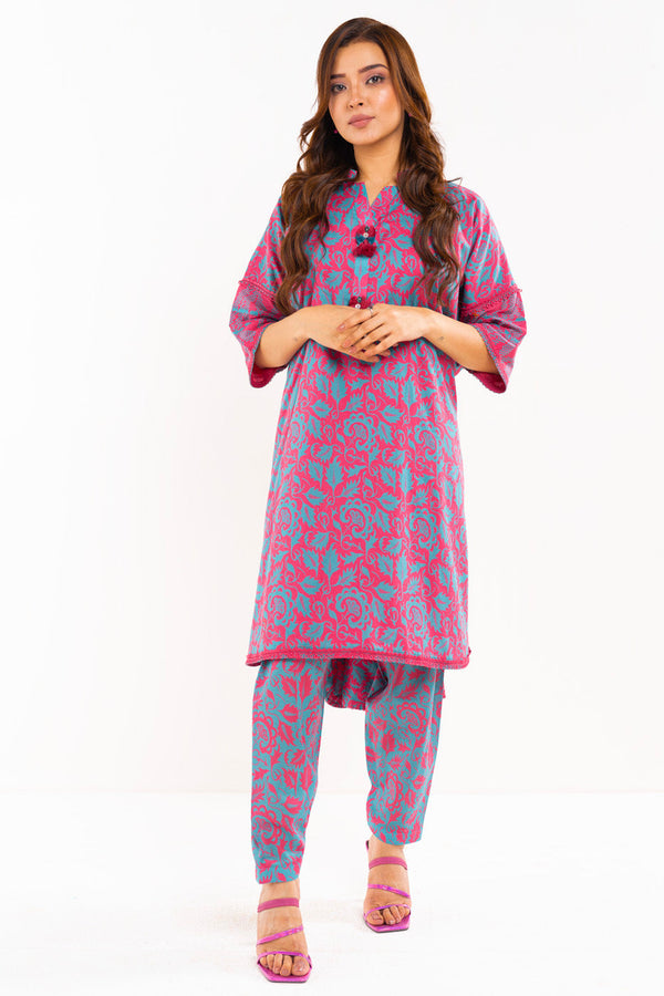 2 Pc Printed Lawn Suit With Cambric Trouser