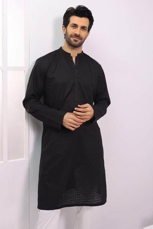 Dyed Dobby Kurta