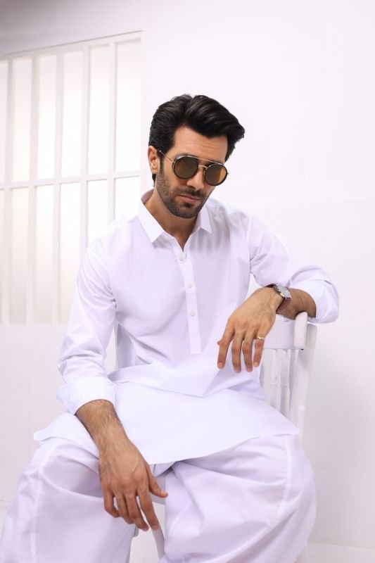 Dyed Shahsawar Shalwar Kameez