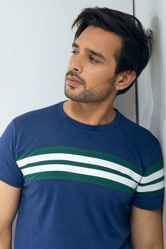 Cotton Jersey Round Neck Tee