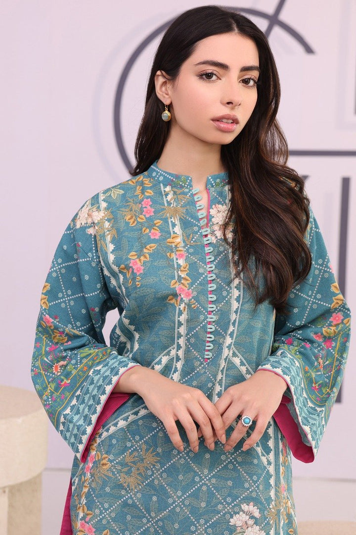2 Pc Printed Khaddar Suit