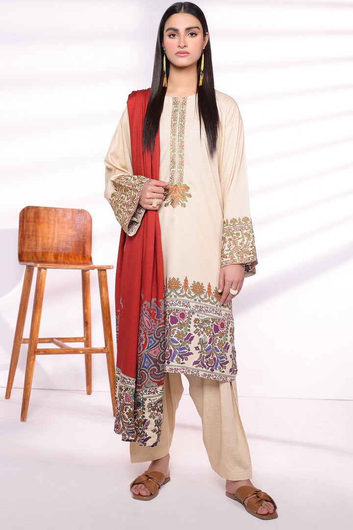 3 Pc Raw Silk Outfit