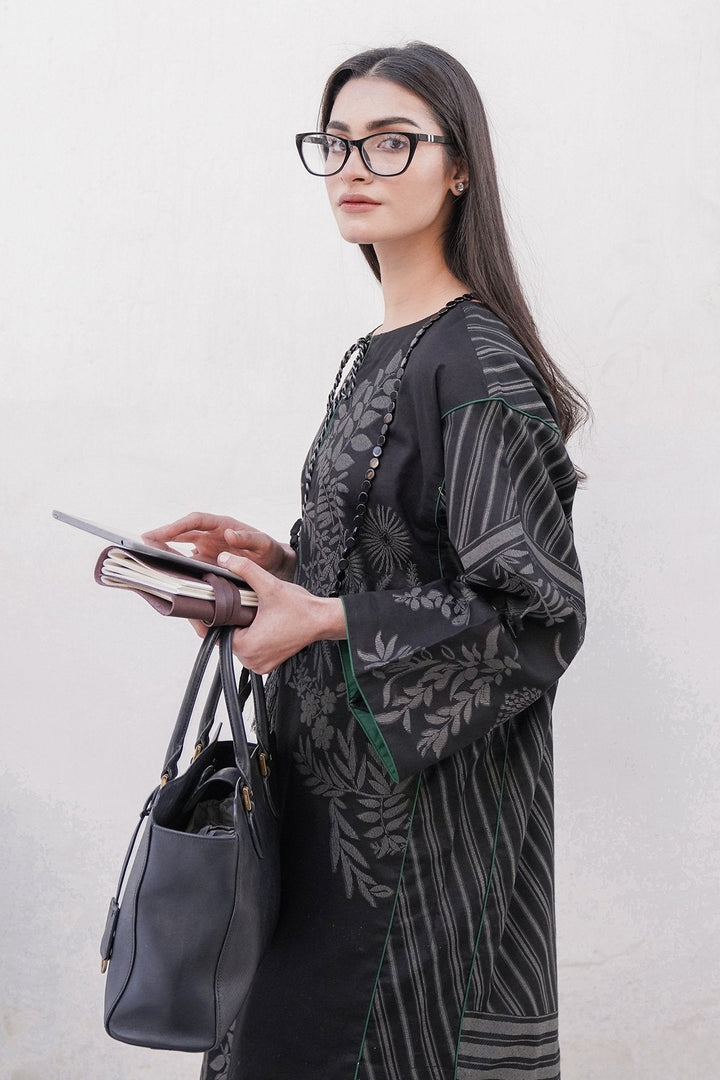 Dyed Jacquard Kurti