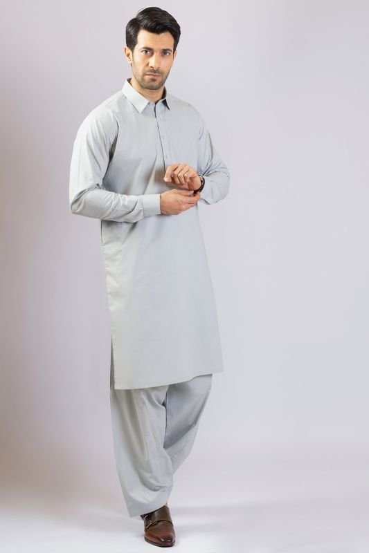 Dyed Cambric Shalwar Kameez