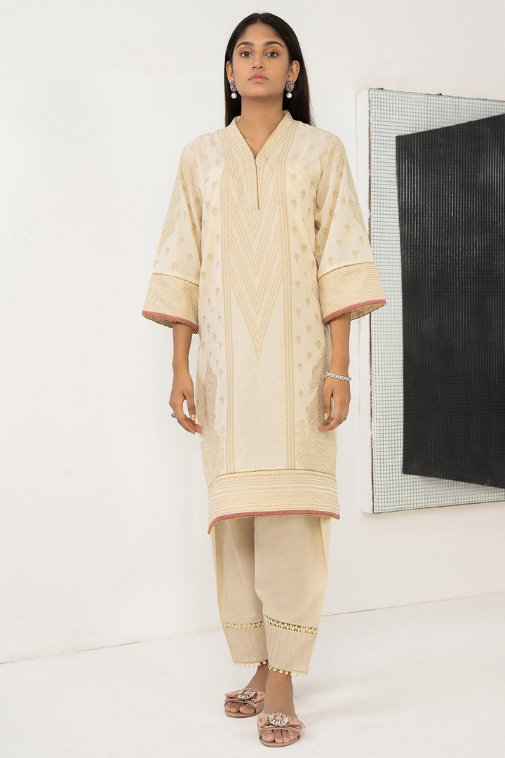 Dyed Jacquard Kurti
