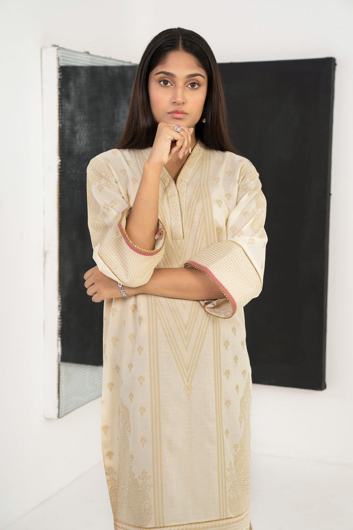 Dyed Jacquard Kurti