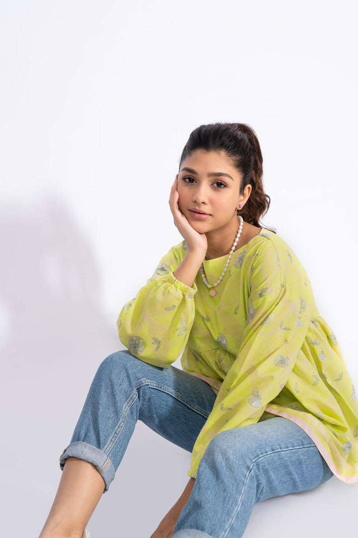 Printed Cambric Kurti