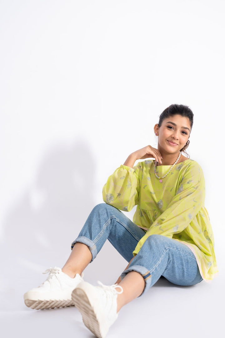 Printed Cambric Kurti