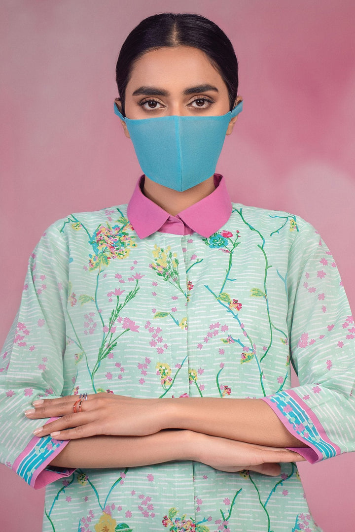 1 Pc Printed Lawn Shirt