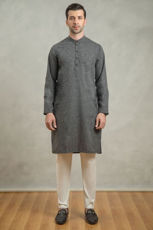 Dyed Blended Kurta