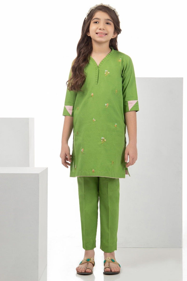 2 Pc Embroidered Cambric Outfit