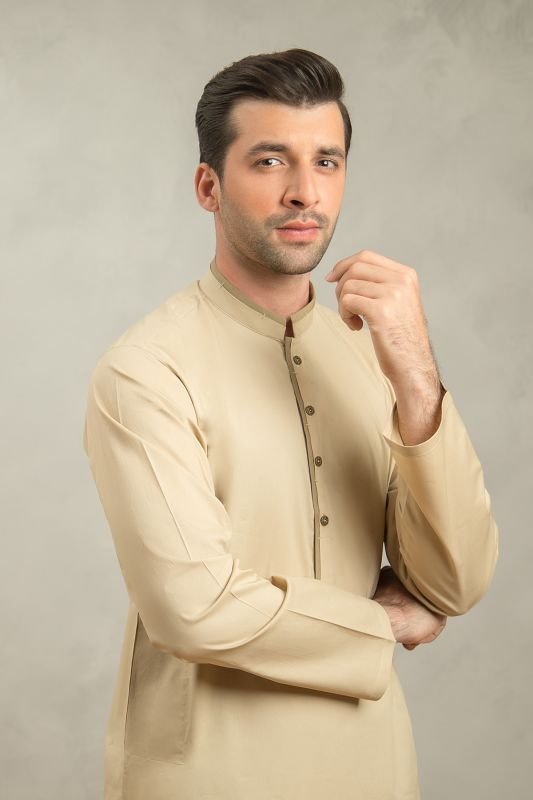 Dyed Cotton Kameez Shalwar