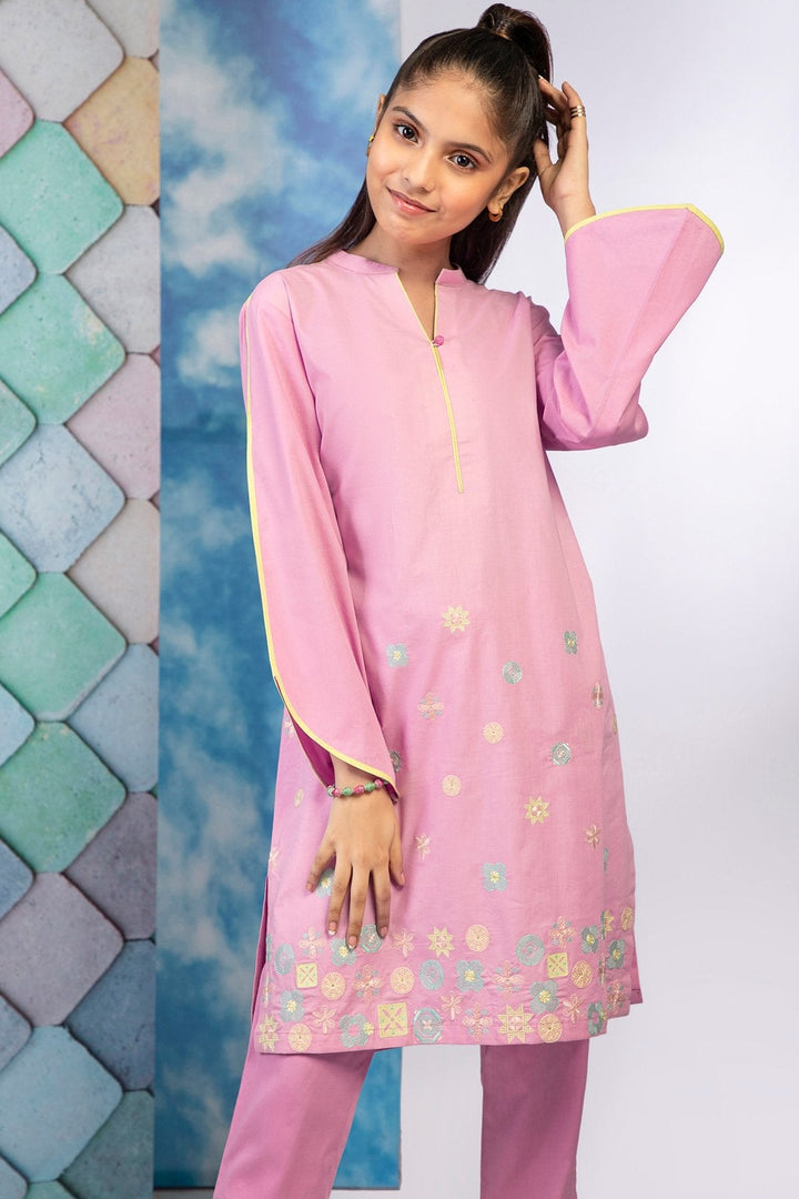 2 Pc Embroidered Lawn Outfit