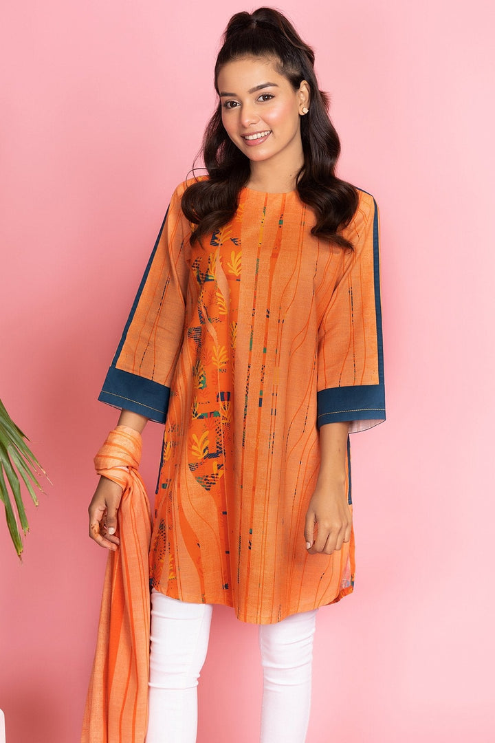 2 Pc Printed Khaddar Suit