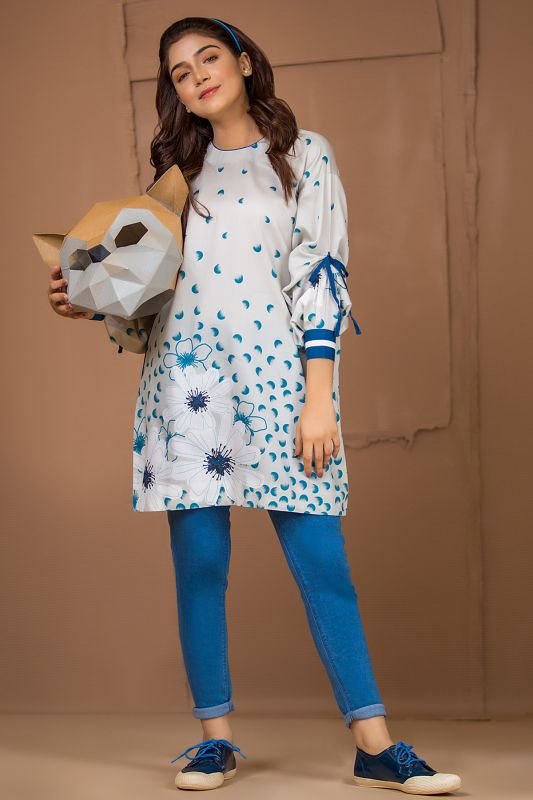 Printed Linen MAK Kurti