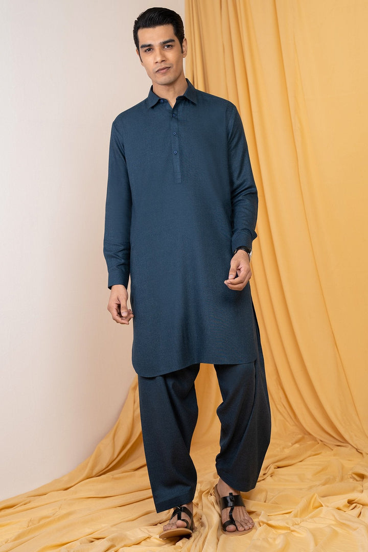 Dyed Wool Shalwar Kameez 