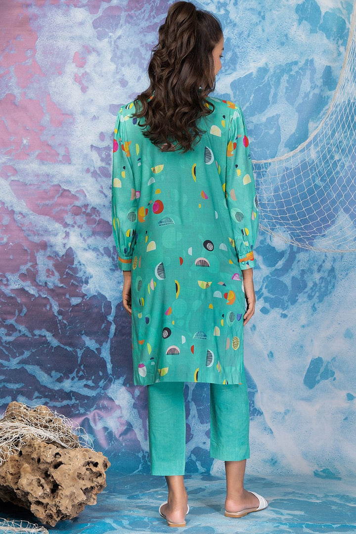 2 Pc Printed Viscose Outfit