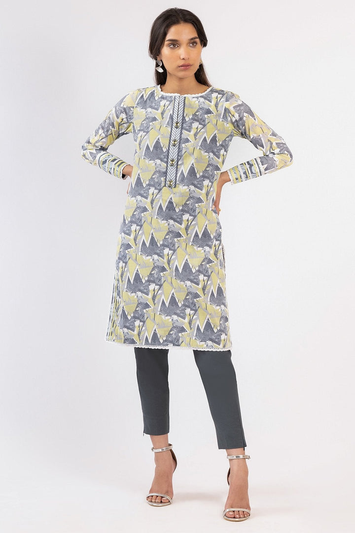 1 Pc Printed Lawn Shirt