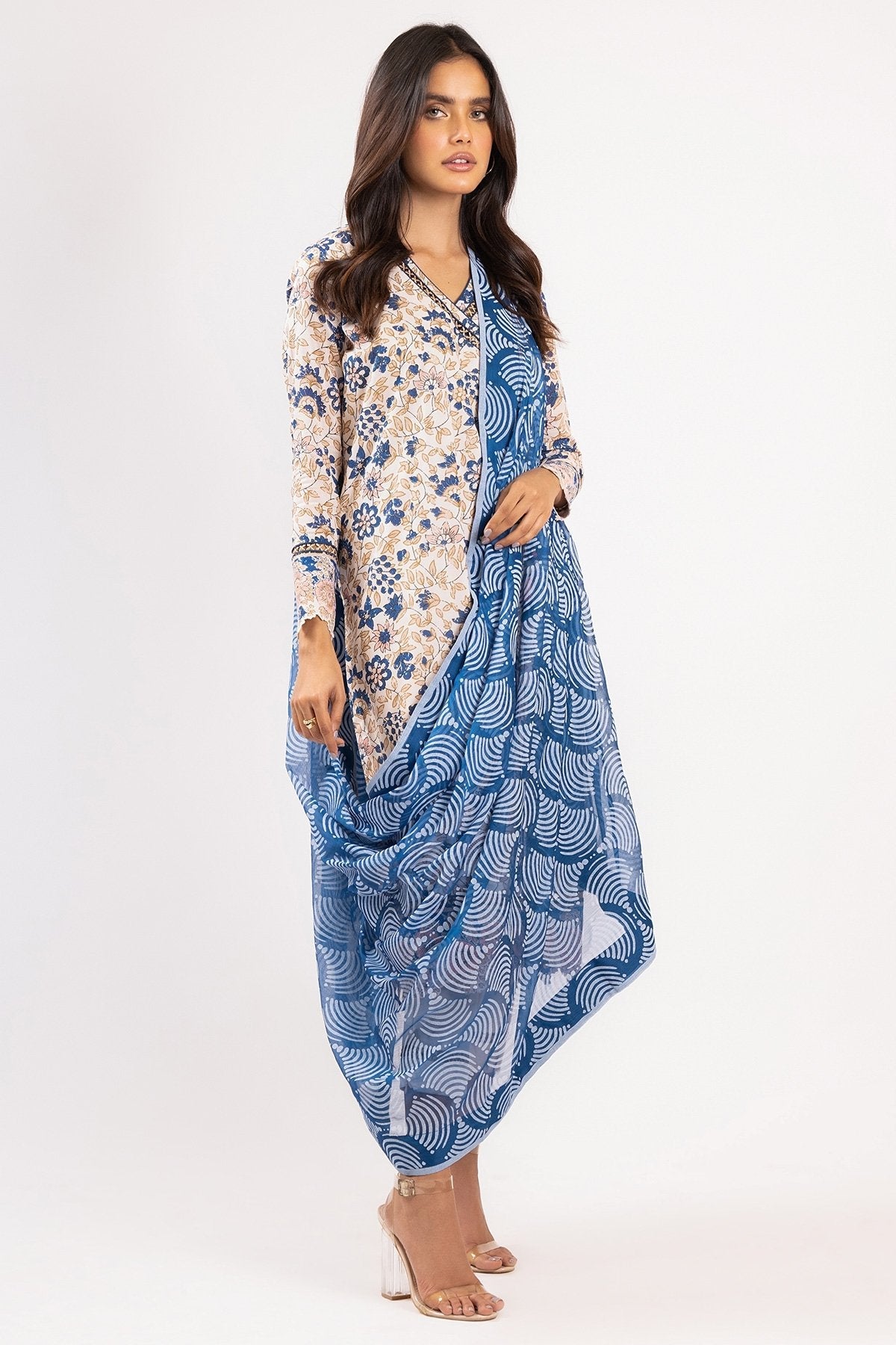 1 Pc Poly Chiffon Dupatta