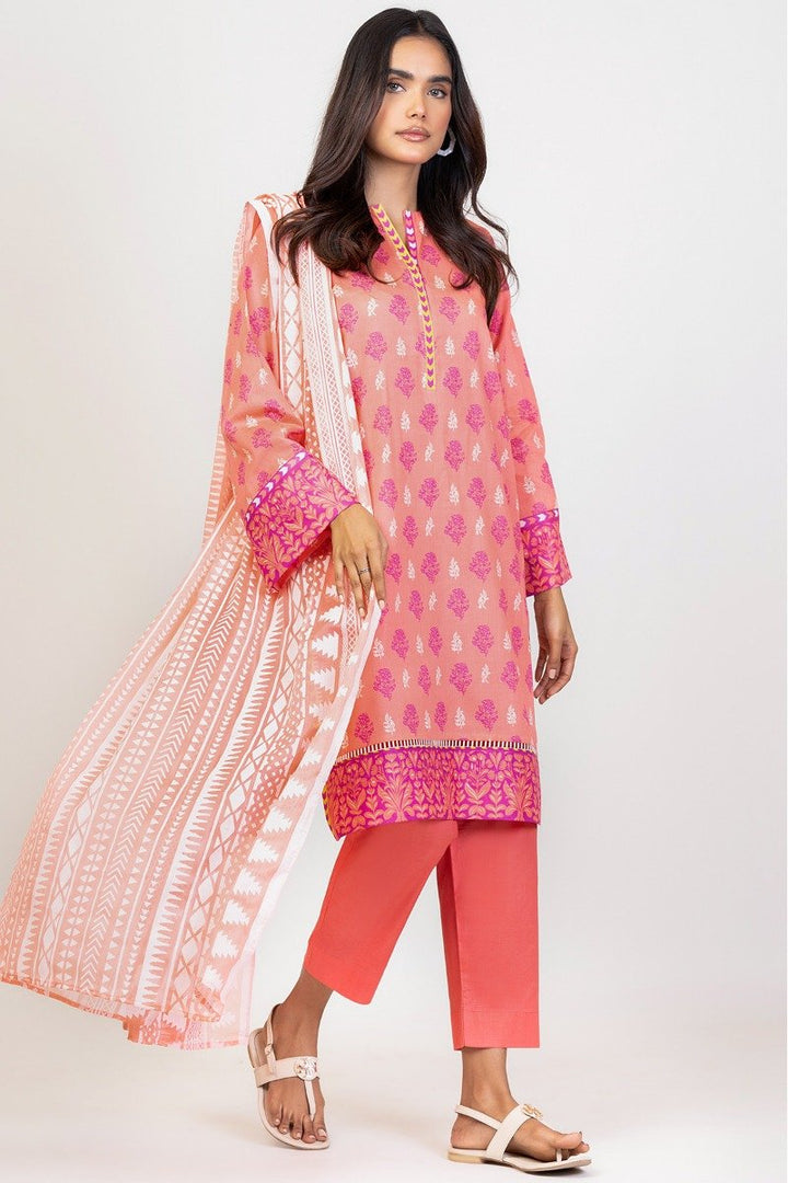 2 Pc Printed Lawn Outfit