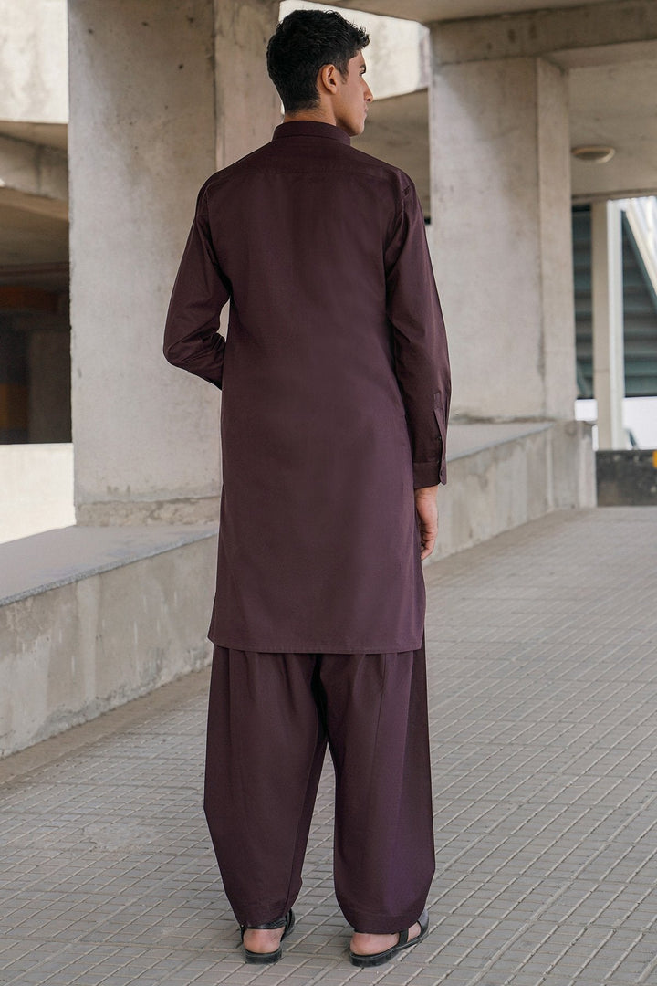 Dyed Jacquard Shirt Shalwar