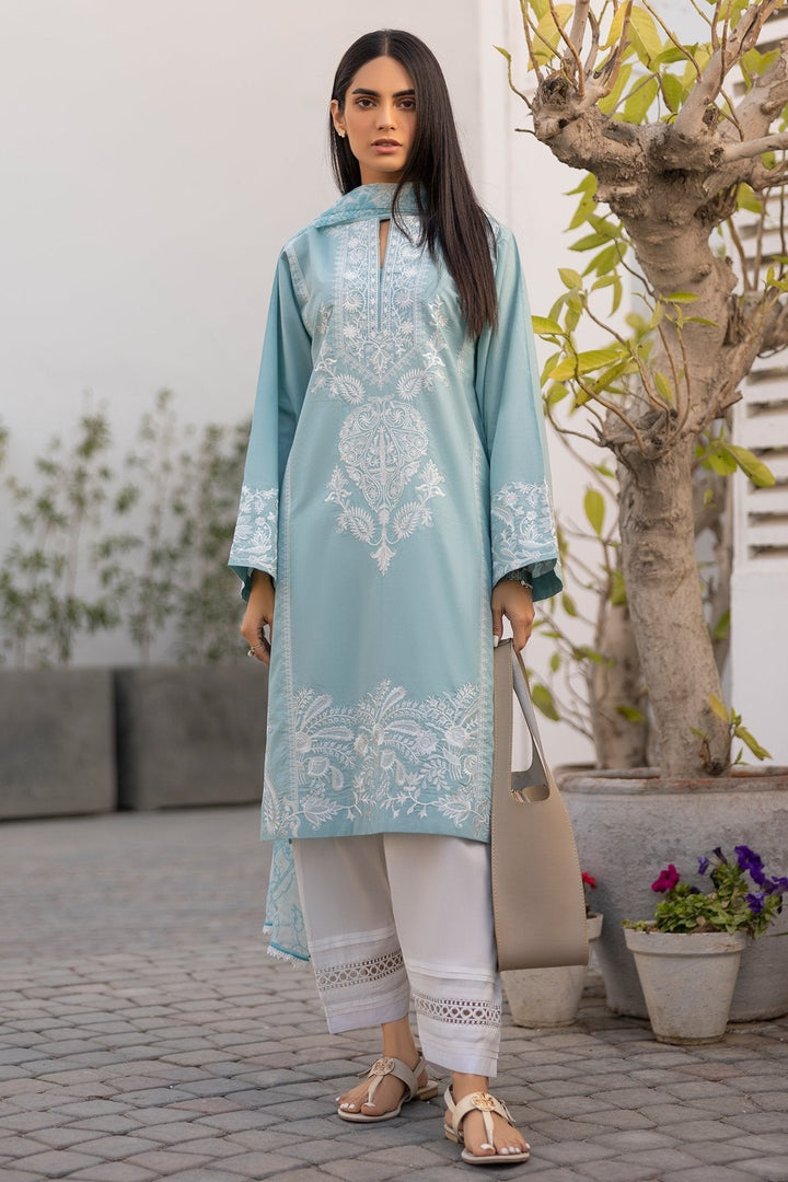 2 Pc Embroidered Cambric Outfit