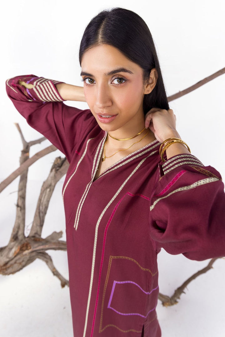 2 Pc Printed Viscose Cottel Outfit