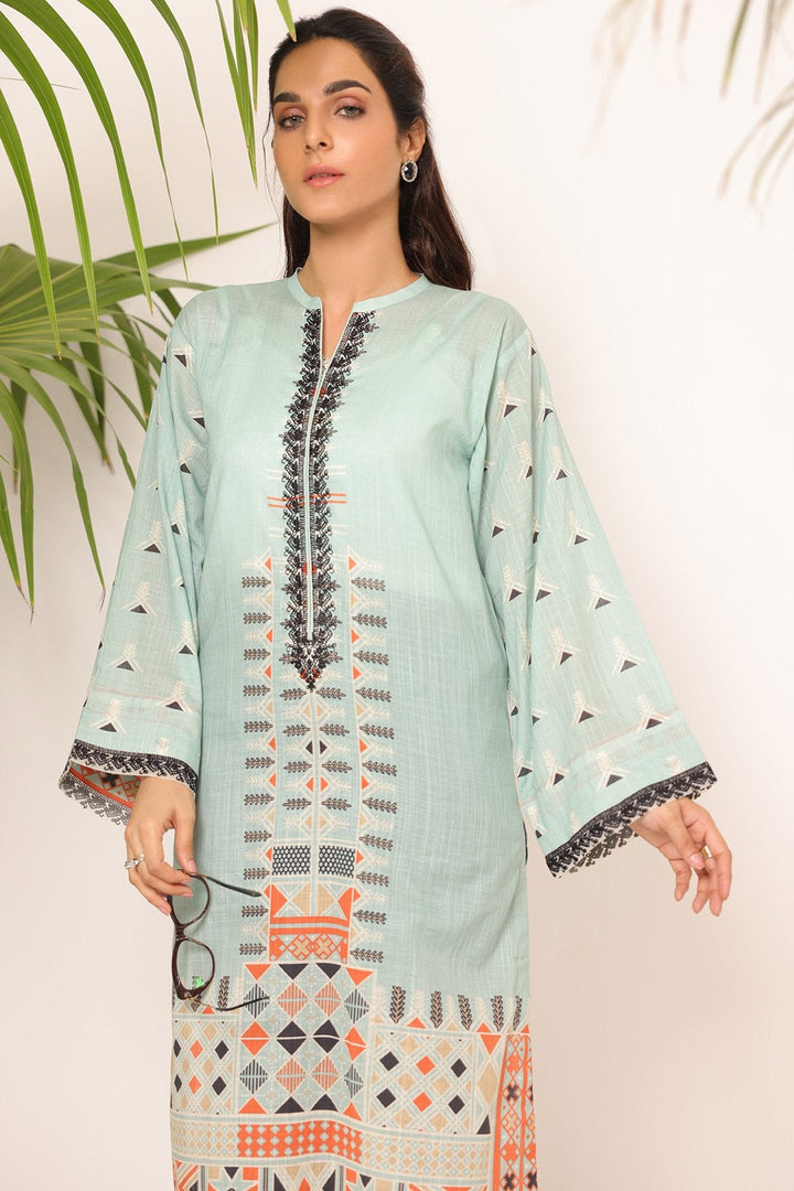 Printed Slub Kurti